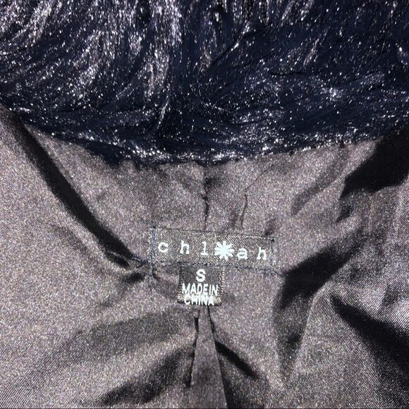 Chloah Black fuzzy parka !! Very light wei… - Picture 5 of 13